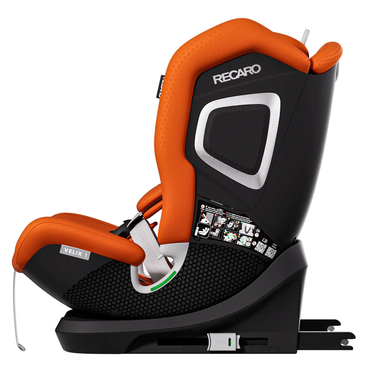 Otroški avtosedež RECARO VELIX 1 [76-150 cm] Vibrant Orange 5