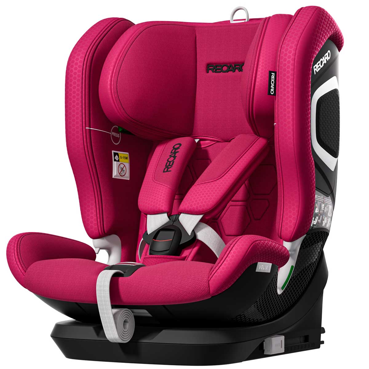 Otroški avtosedež RECARO VELIX 1 [76-150 cm] Wow Pink 3