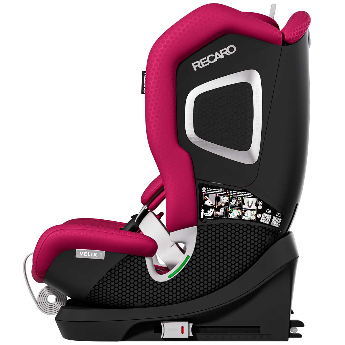 Otroški avtosedež RECARO VELIX 1 [76-150 cm] Wow Pink 7