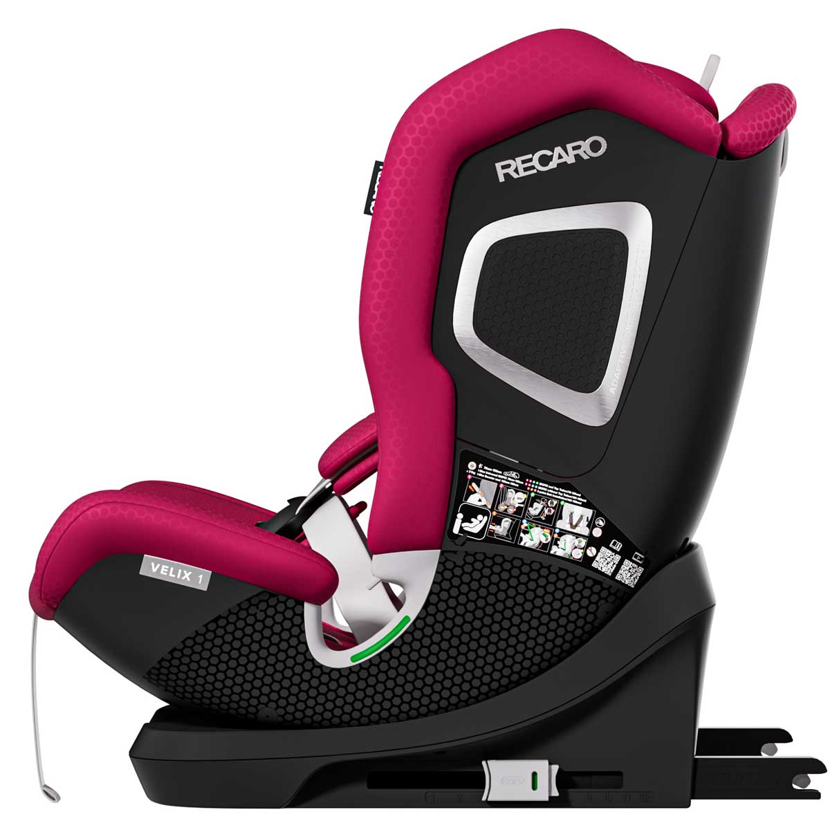 Otroški avtosedež RECARO VELIX 1 [76-150 cm] Wow Pink 8