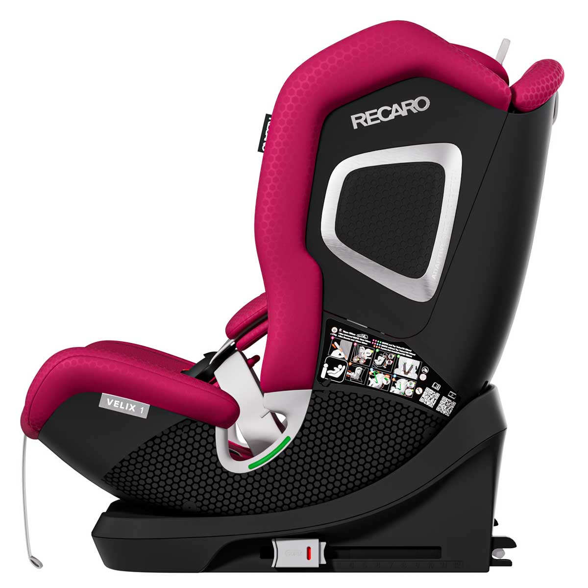 Otroški avtosedež RECARO VELIX 1 [76-150 cm] Wow Pink 9