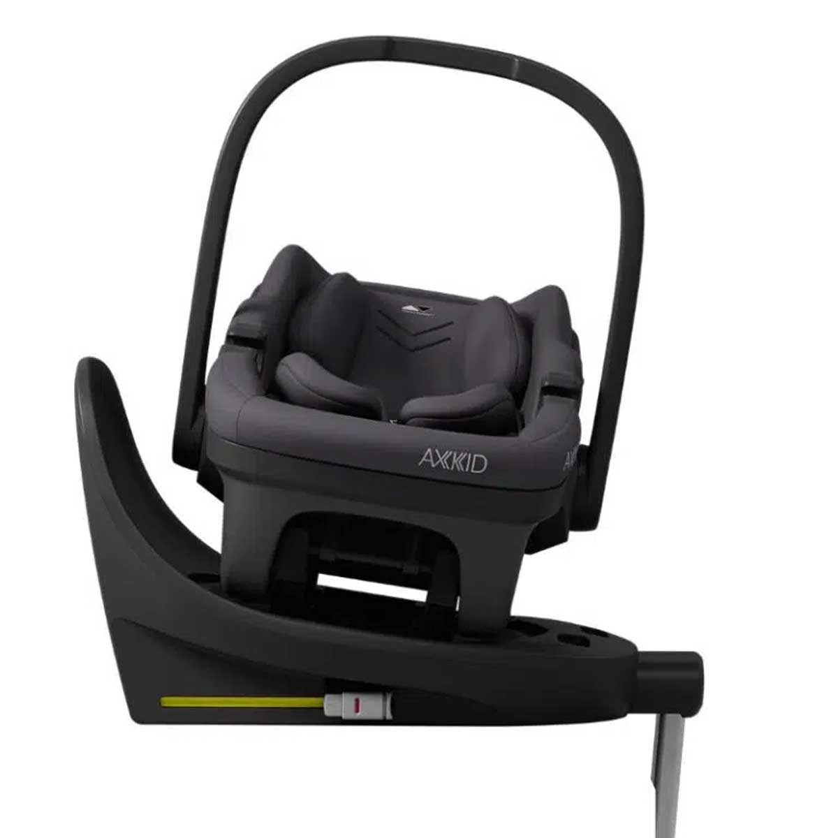 Otroški avtosedež – lupinica AXKID Zero Pro [40–87 cm] + ISOFIX podnožje Artic Mistic Grey 1