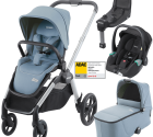 Otroški voziček 4v1 RECARO Celona + lupinica Avan + Isofix [Frozen Blue]