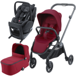 Otroški voziček 4v1 RECARO Sadena + avtosedež Salia Elite [Garnet Red]