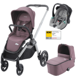 Otroški voziček 3v1 RECARO Celona + lupinica Avan [Pale Rose]