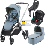 Otroški voziček 4v1 RECARO Celona + lupinica Avan + Isofix [Frozen Blue]