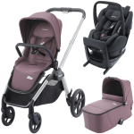 Otroški voziček 4v1 RECARO Celona + avtosedež Salia Elite [Pale Rose]