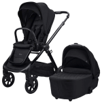 Otroški voziček 2v1 Bababing Raffi 2.0 [Gloss Black]