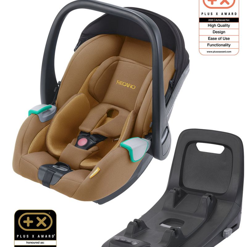 Otroški voziček 4v1 RECARO Celona + lupinica Avan + Isofix – [Sweet Curry] 1
