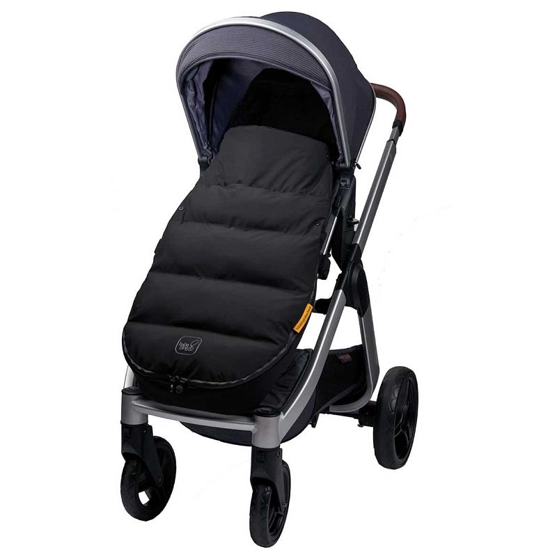 Zimska vreča UberSnug za otroški voziček BabaBing Raffi black 3