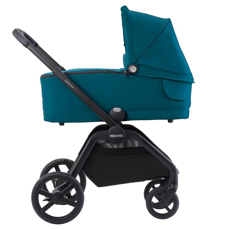 Otroški voziček 2v1 RECARO Celona s košaro za dojenčka [Silent Grey] 8