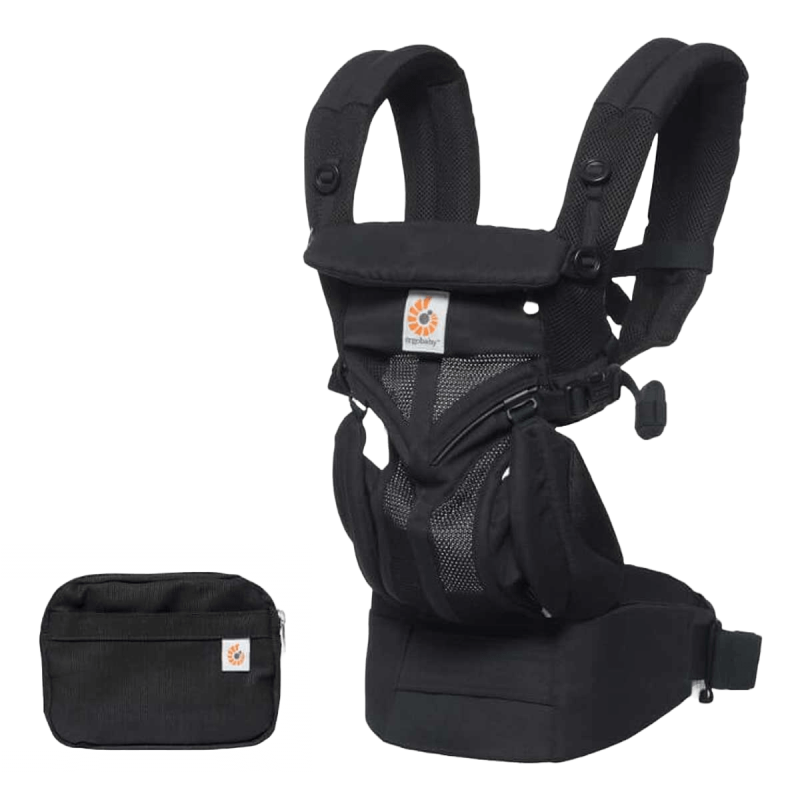 Nosilka Ergobaby Omni 360 Cool Air Mesh Onyx črna