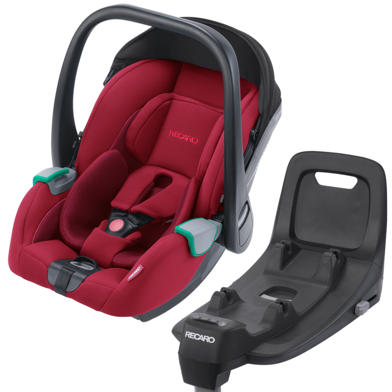 Otroški voziček 4v1 RECARO Celona + lupinica Avan + Isofix [Garnet Red] 1