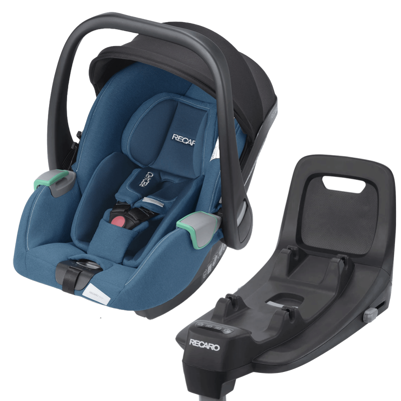 Otroški avtosedež RECARO Avan i-Size [40 – 83 cm] Steel Blue + Isofix baza