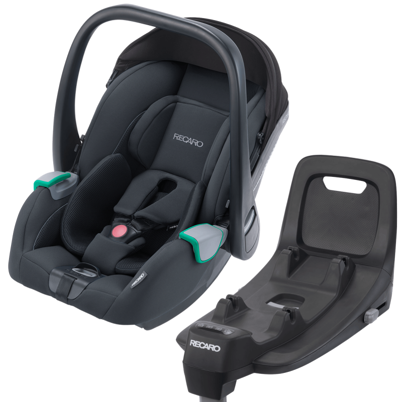 Otroški avtosedež RECARO Avan i-Size [40 – 83 cm] Night Black + Isofix baza