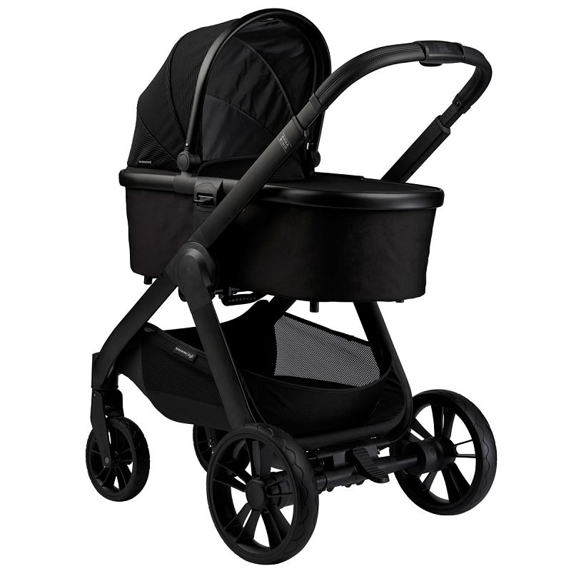 Otroški voziček 3v1 Bababing Raffi Black + lupinica BeSafe 11