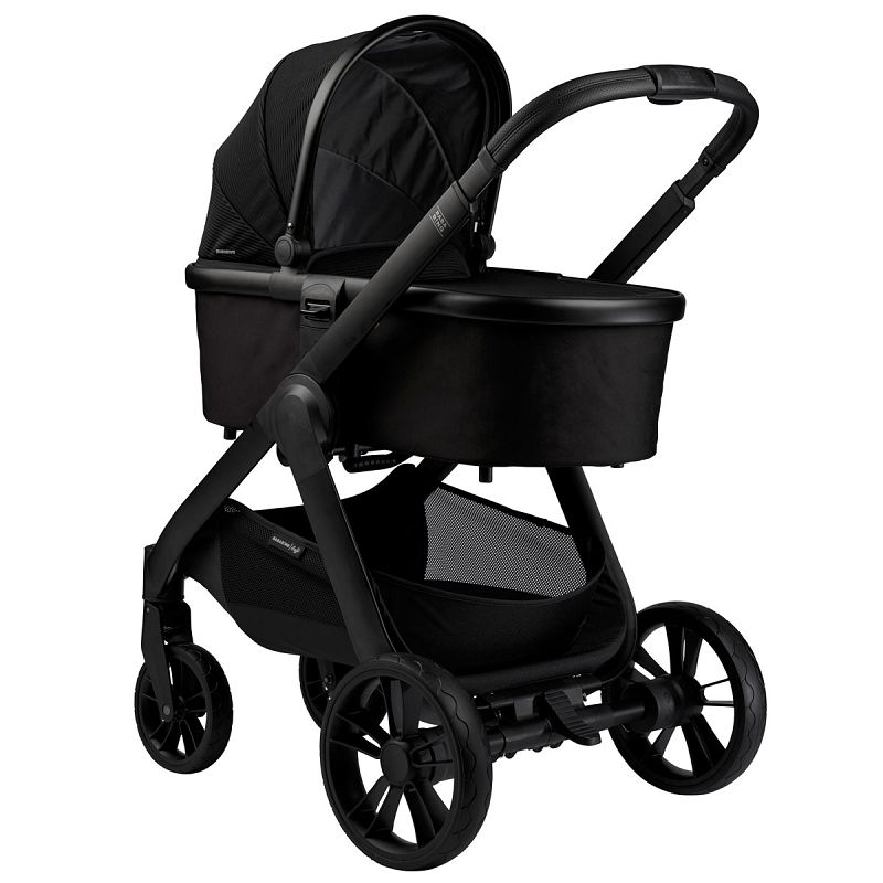Otroški voziček 3v1 Bababing Raffi Black + lupinica BeSafe 10