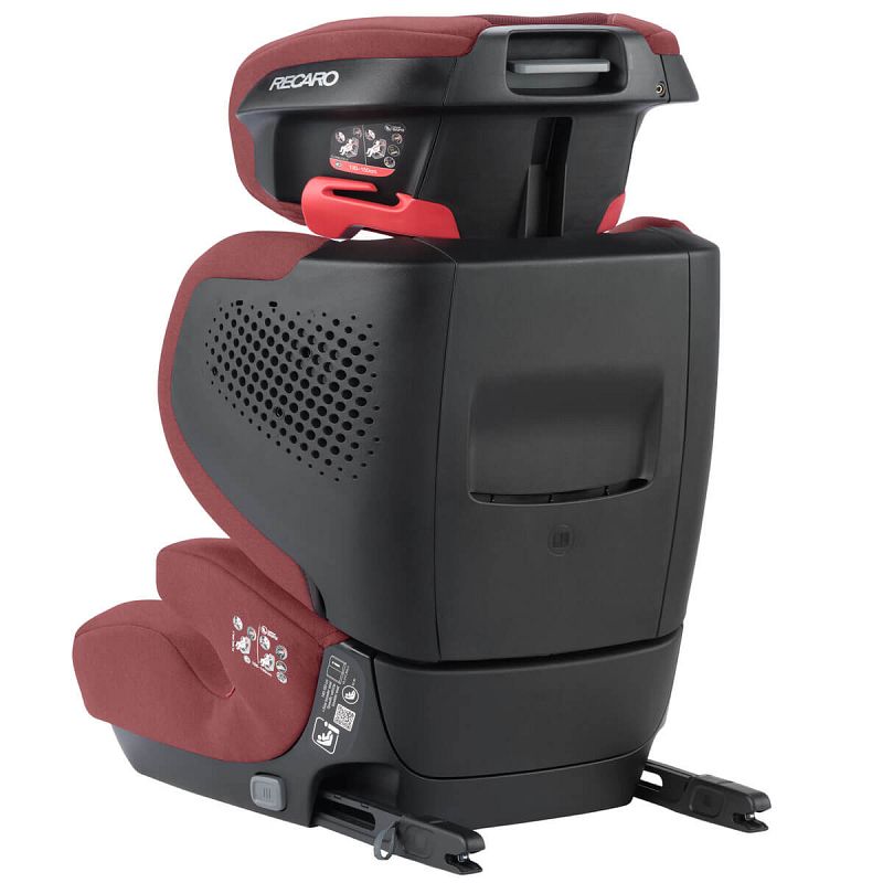 Otroški avtosedež RECARO Mako Elite 2 i-Size [100 – 150 cm] Iron Red + Air 10