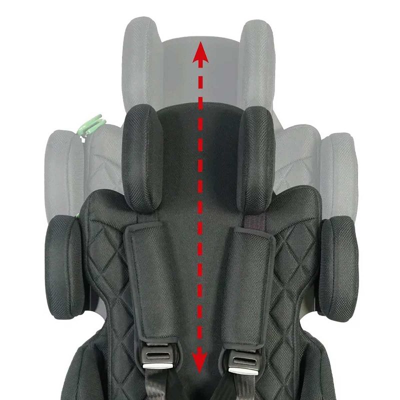 Prilagojeni avtosedež Thomashilfen Hercules Prime R129  + vrtljivo podnožje + mehke blazinice za varnostni pas 2