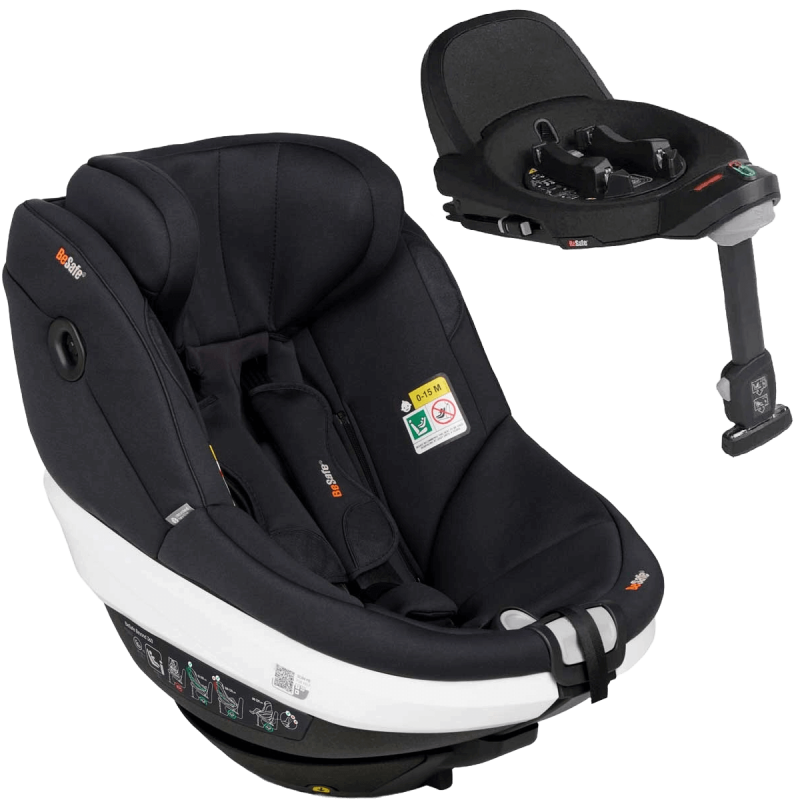 Otroški avtosedež BeSafe Beyond 360 [61-125 cm] Black Soft Breeze + baza