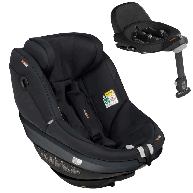 Otroški avtosedež BeSafe Beyond² 360 [61-125 cm] Black Soft Breeze + baza