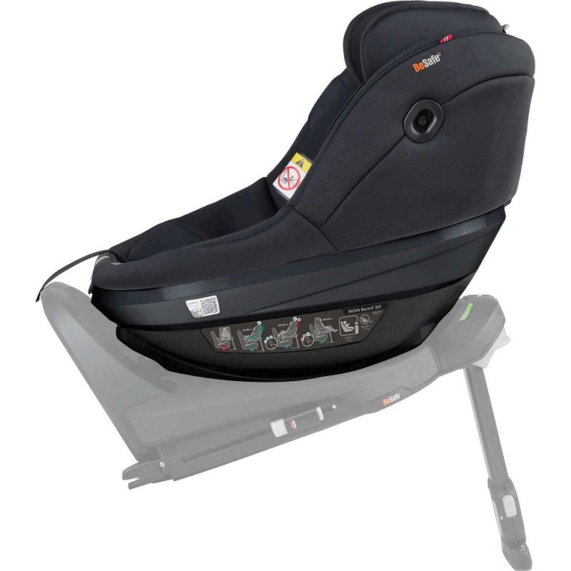 Otroški avtosedež BeSafe Beyond² 360 [61-125 cm] Black Soft Breeze + baza 4