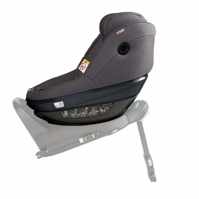 Otroški avtosedež BeSafe Beyond² 360 [61-125 cm] Dark Grey Melange + baza 1