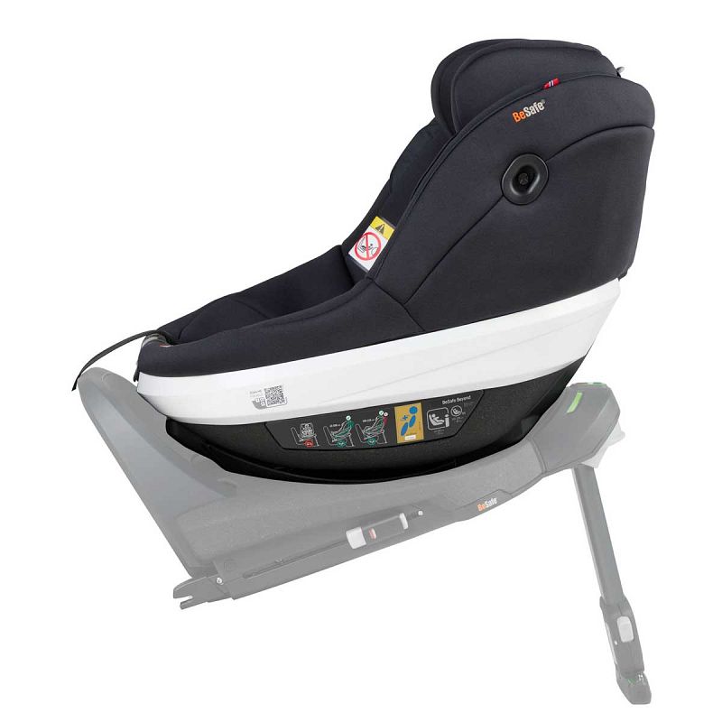Otroški avtosedež BeSafe Beyond RF [61-125 cm] Black Soft Breeze + baza 1