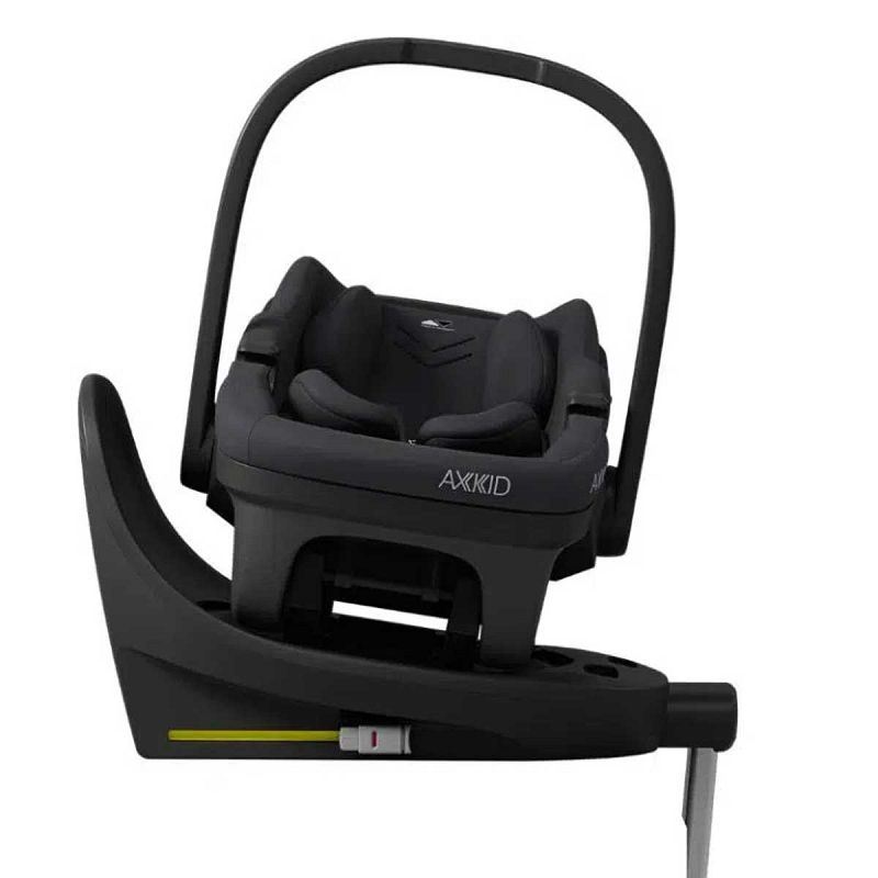 Otroški avtosedež – lupinica AXKID Zero Pro [40–87 cm] + ISOFIX podnožje Coastal Storm Black 2