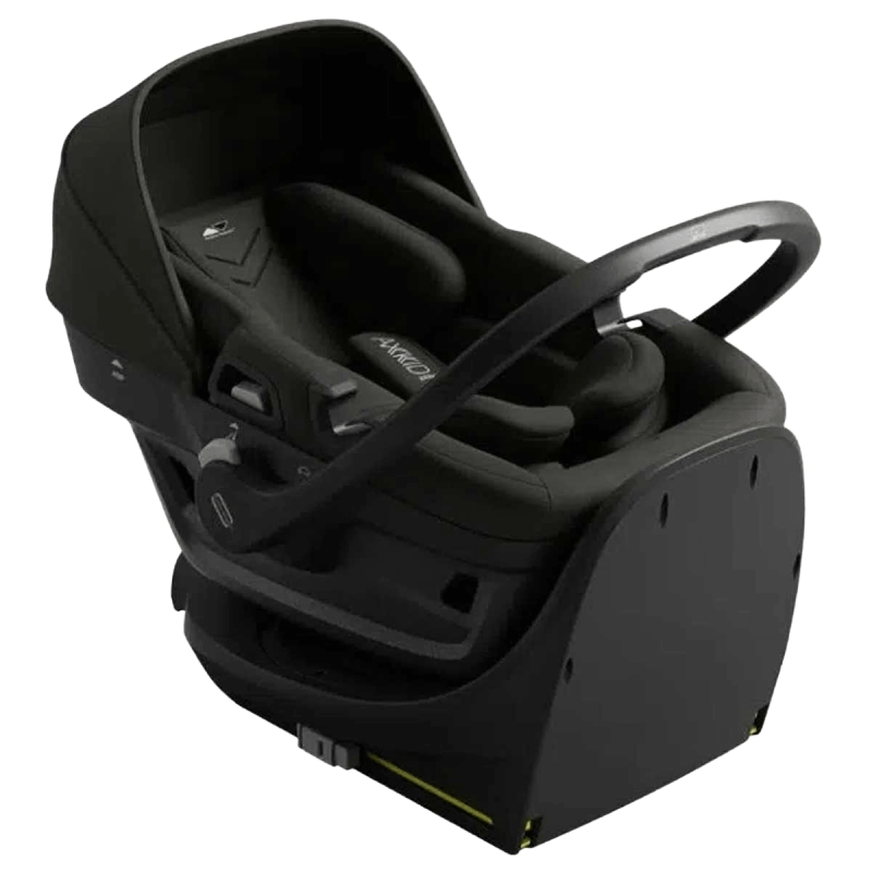 Otroški avtosedež – lupinica AXKID Zero Pro [40–87 cm] + ISOFIX podnožje Coastal Storm Black