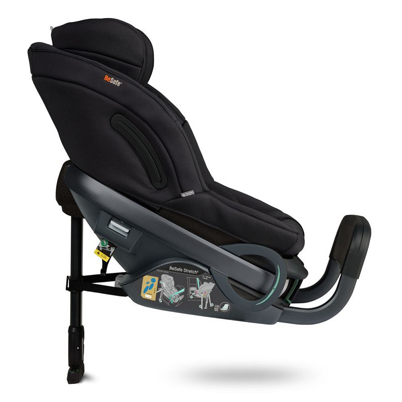 Otroški avtosedež BeSafe Stretch² [61-125 cm] Black Soft Breeze 4