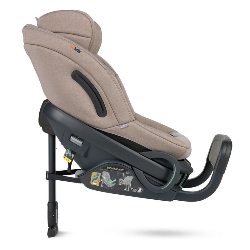 Otroški avtosedež BeSafe Stretch² [61-125 cm] Dark Sand Soft Breeze 4