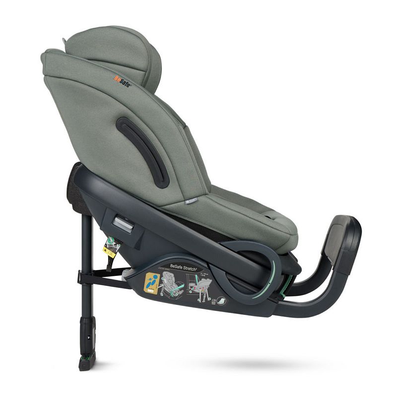 Otroški avtosedež BeSafe Stretch² [61-125 cm] Meadow Green SoftBreeze 5