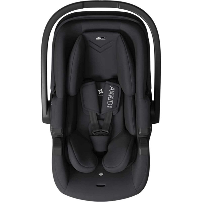Otroški avtosedež – lupinica AXKID Zero Pro [40–87 cm] + ISOFIX podnožje Coastal Storm Black 6
