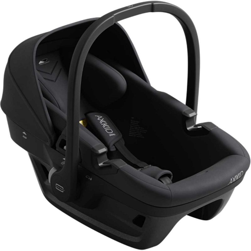 Otroški avtosedež – lupinica AXKID Zero Pro [40–87 cm] + ISOFIX podnožje Coastal Storm Black 7