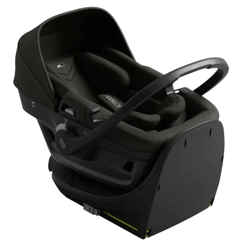 Otroški avtosedež – lupinica AXKID Zero Pro [40–87 cm] + ISOFIX podnožje Forest Moss Green