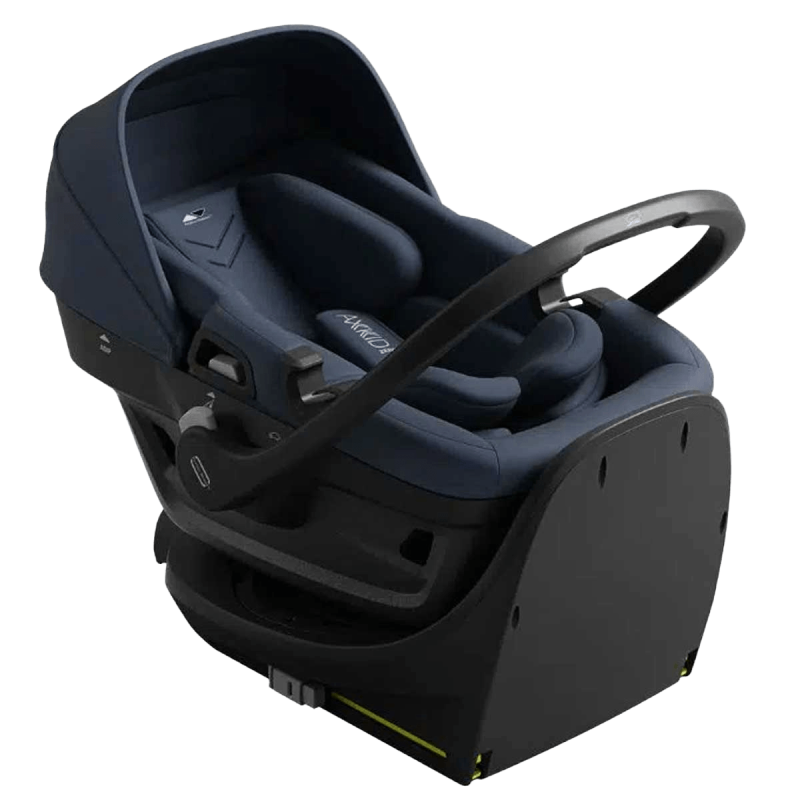Otroški avtosedež – lupinica AXKID Zero Pro [40–87 cm] + ISOFIX podnožje Glacier Lake Blue